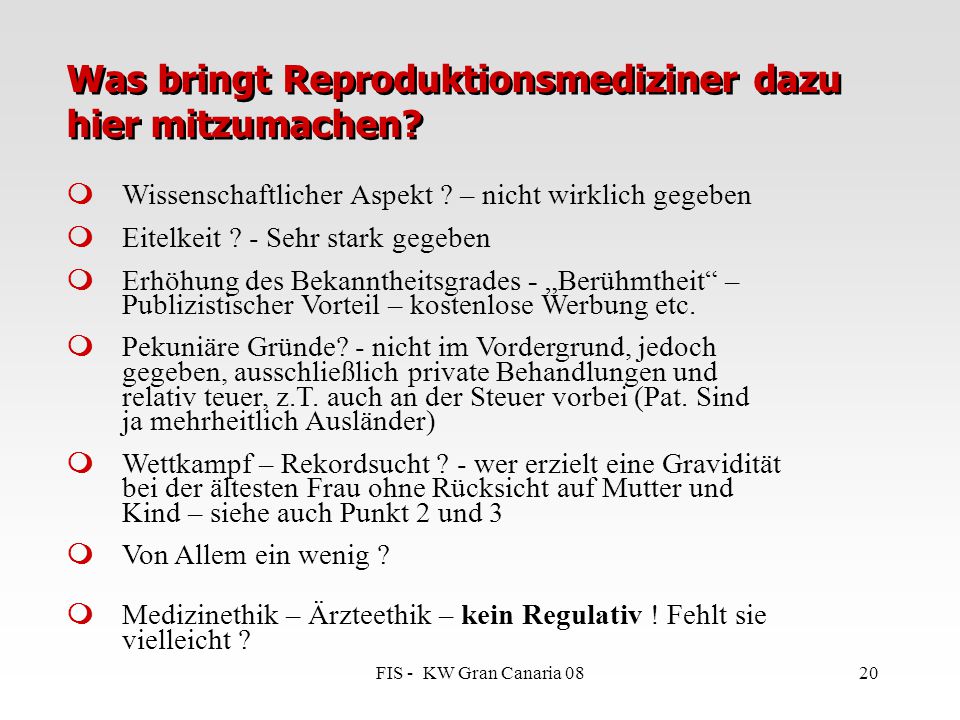 Die schwache Potenz welche Analysen